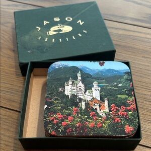 Jason Scenic German castle Coasters Set
